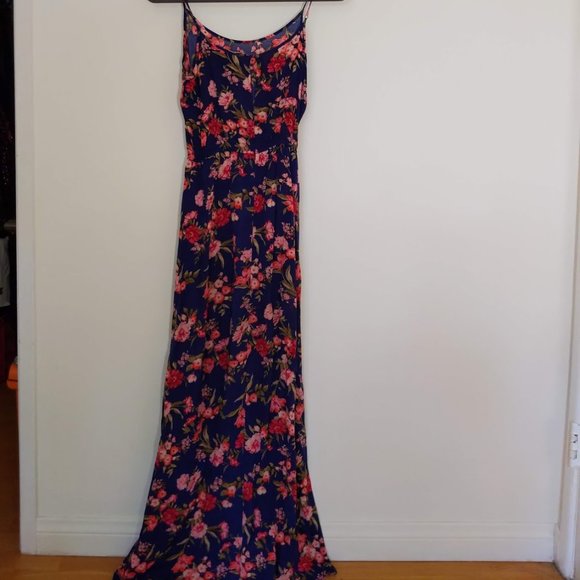 S | Forever 21 | Hawaiian Floral Maxi Dress - Picture 5 of 6